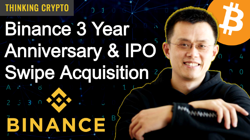You are currently viewing CZ Binance CEO Interview – Binance 3 Year Anniversary, IPO, Card, Mining Pool & Swipe Acquisition