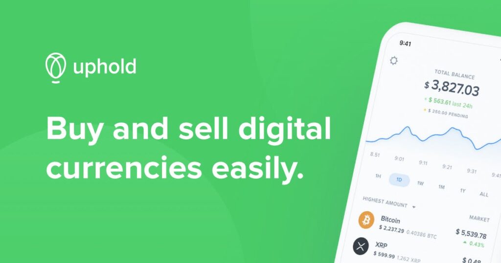 Sign up with Uphold