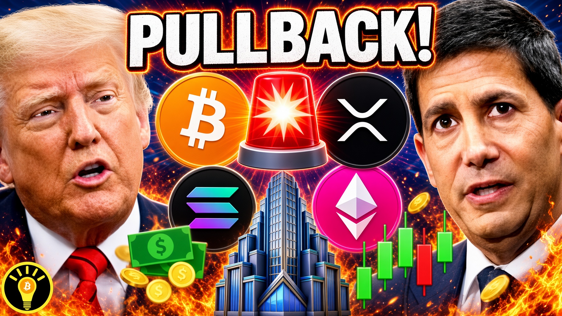 You are currently viewing Bitcoin & Altcoins Pullback! is the Fed About to Crash Crypto?
